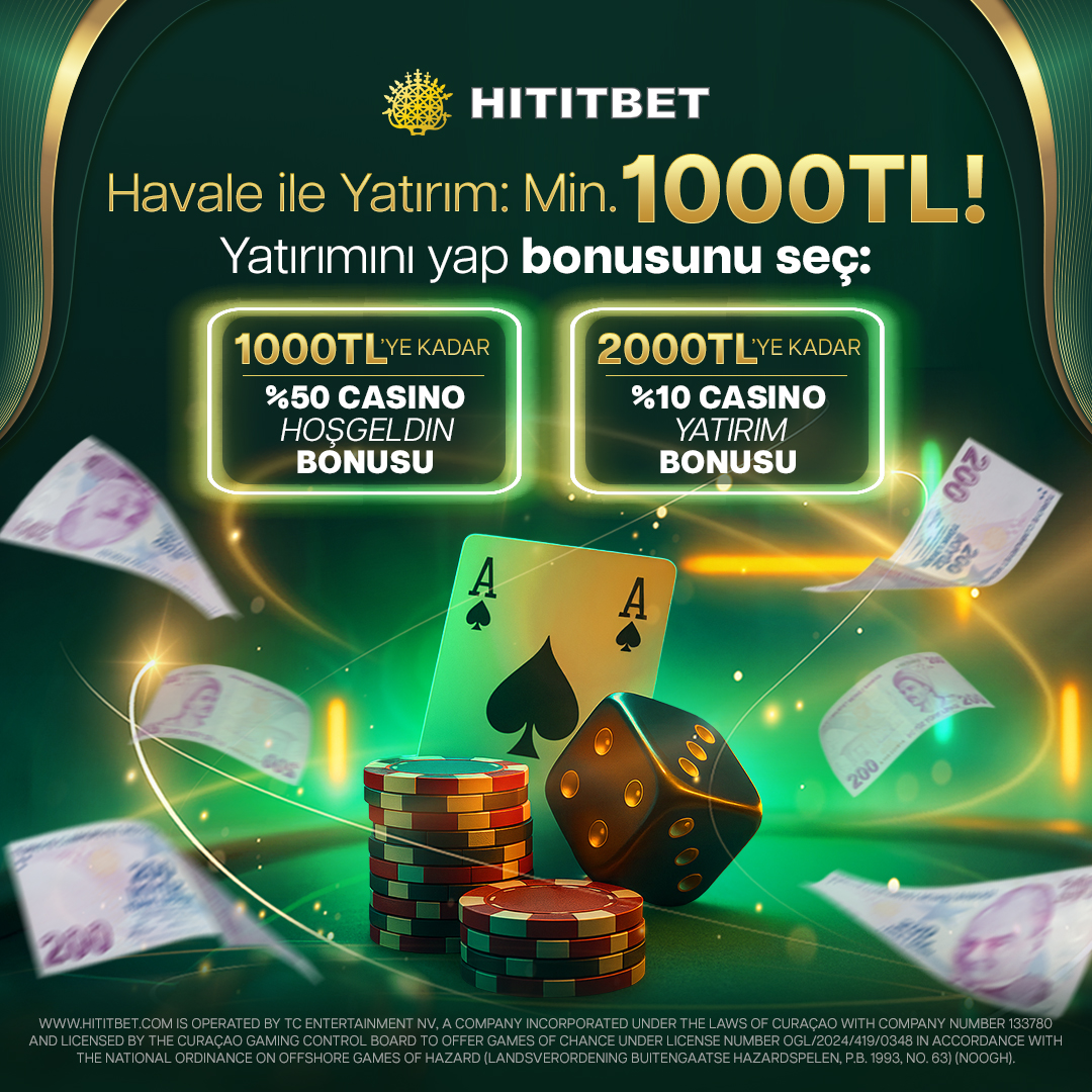 HİTİTBET -DÜŞÜK YATIRIM – YÜKSEK AVANTAJ! 💸