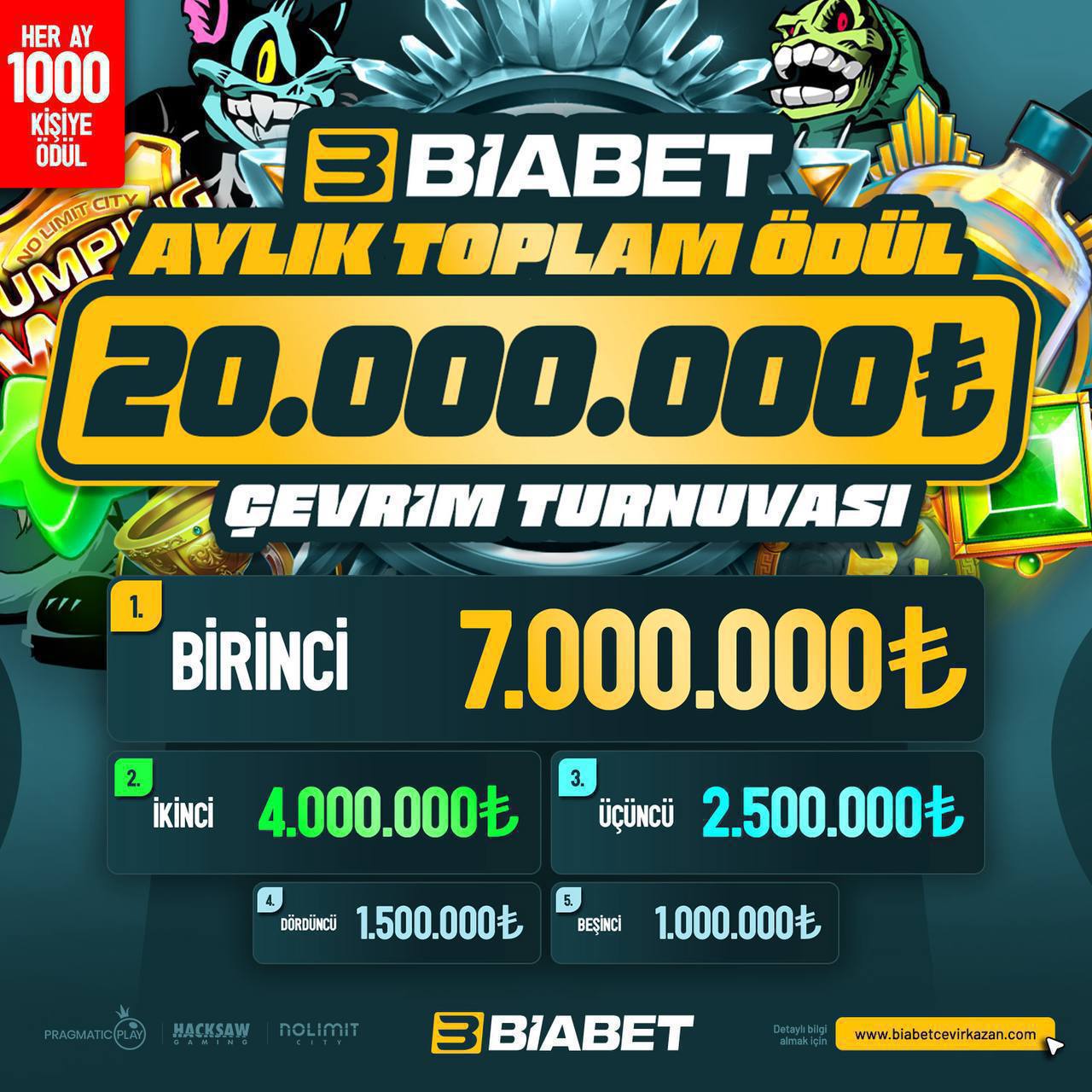 BİABET'TEN 20.000.000₺ ÖDÜL!!!