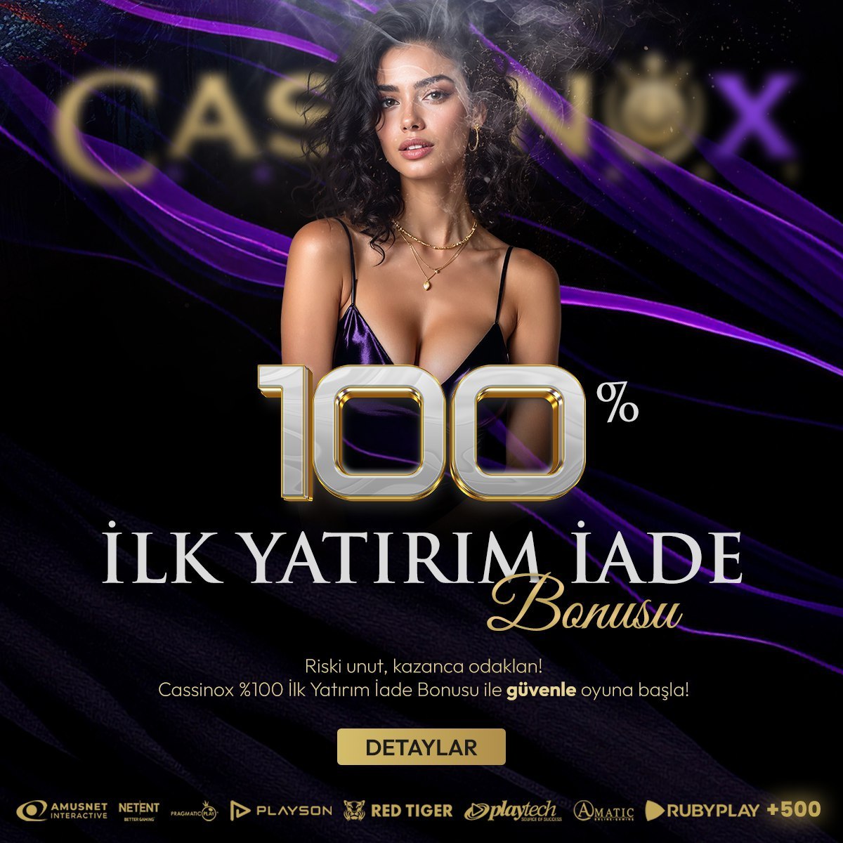 CASSİNOX %100 İLK YATIRIM İADE BONUSU !!!