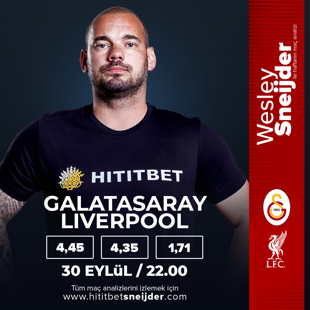 HİTİTBET - WESLEY SNEİJDER MAÇ ANALİZİ