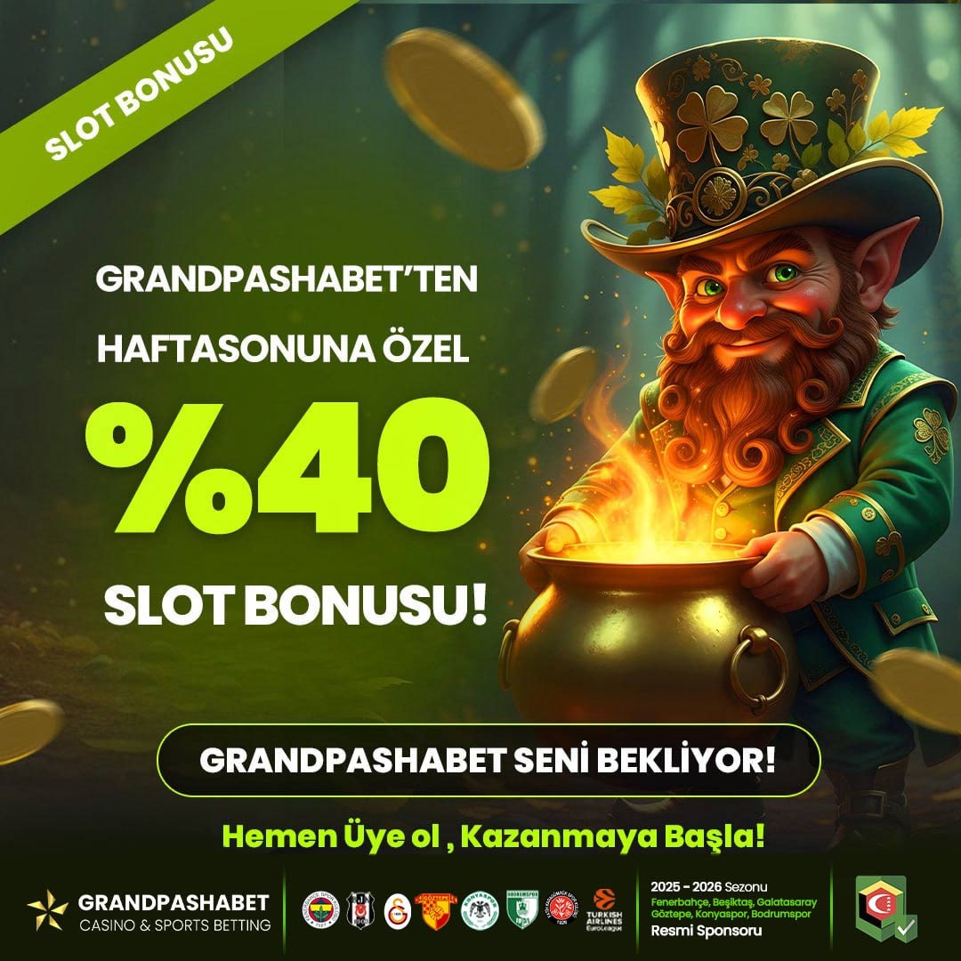 %40 SLOT YATIRIM BONUSU GRANDPASHABET'TE!